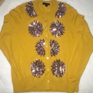 JCrew Sequined Cardigan